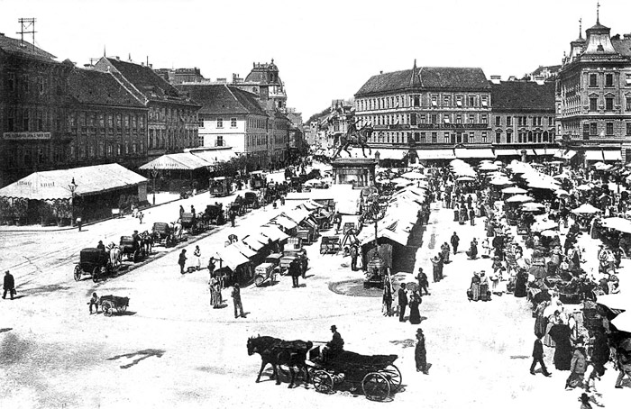 Trg bana Jelačića 1899. godine
